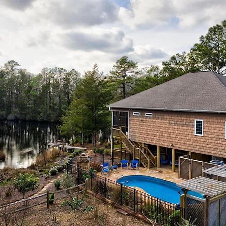 Heated Private Pool, Pond Views, Fishing, Mins To Carolina Beach Ουίλμινγκτον Εξωτερικό φωτογραφία